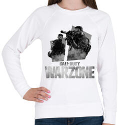 printfashion Warzone - Női pulóver - Fehér (2775024)