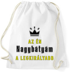 printfashion Az én nagybátyám - Sportzsák, Tornazsák - Fehér (3618683)