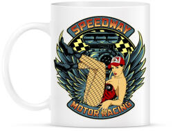 printfashion Motorverseny - Bögre - Fehér (788514)