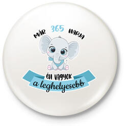 printfashion A leghelyesebb - "x" napja - Kitűző, hűtőmágnes - Fehér (8097602)