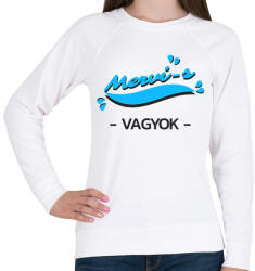printfashion Merci-s vagyok autós póló - Női pulóver - Fehér (9394819)