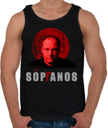 printfashion TONY SOPRANO-THE SOPRANOS - Férfi atléta - Fekete (2804842)