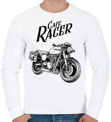 printfashion cafe racer - Férfi pulóver - Fehér (13717331)