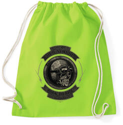 printfashion Panda Sikoly - Sportzsák, Tornazsák - Limezöld (81289)