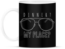 printfashion Vacsora? Nálam? - Dahmer - Bögre - Fekete (9335989)
