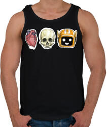 printfashion Love Death + Robots - Férfi atléta - Fekete (7163342)