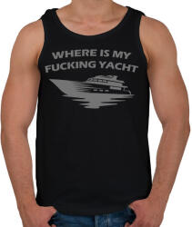 printfashion Yacht - Férfi atléta - Fekete (14145112)