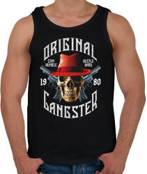 printfashion Igazi gengszter 1980 - Férfi atléta - Fekete (5409691)