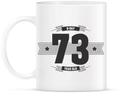 printfashion b-day-73-dark-lightgrey - Bögre - Fehér (790580)