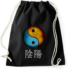 printfashion Yin és Yang - Sportzsák, Tornazsák - Fekete (5340156)