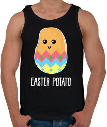 printfashion Easter potato - Férfi atléta - Fekete (15764155)