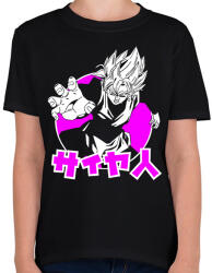 printfashion DBS BLACK GOKU - Gyerek póló - Fekete (12482759)