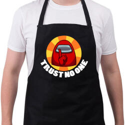 printfashion Trust no one - white - Kötény - Fekete (4936614)