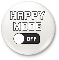 printfashion happy mode - Kitűző, hűtőmágnes - Fehér (3393680)