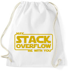 printfashion A Stack Overflow legyen veled - Sportzsák, Tornazsák - Fehér (3920745)