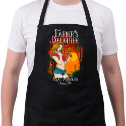 printfashion Farmerek lánya - Kötény - Fekete (4917113)