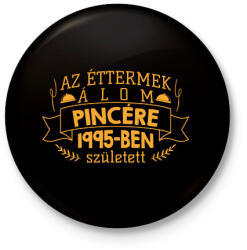 printfashion Álom pincér - Évszámmal - Kitűző, hűtőmágnes - Fekete (9433447)