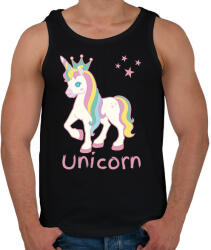 printfashion unicorn - Férfi atléta - Fekete (5998984)