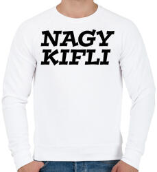 printfashion Nagy kifli - Férfi pulóver - Fehér (2219926)