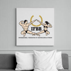 printfashion IFBB_logo - Vászonkép - Fehér (6628058)