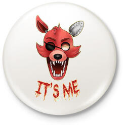 printfashion Five nights at Freddy's Foxy - Kitűző, hűtőmágnes - Fehér (13664838)