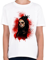 printfashion muertos - Gyerek póló - Fehér (1615115)