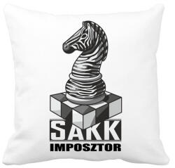 printfashion Sakk imposztor - Párnahuzat, Díszpárnahuzat - Fehér (4922279)