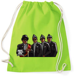 printfashion GTA coffin dance - Sportzsák, Tornazsák - Limezöld (2551920)