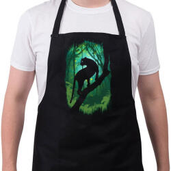 printfashion Dzsungel könyve - Kötény - Fekete (4916913)