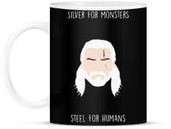 printfashion Silver for monsters - Bögre - Fekete (2098099)