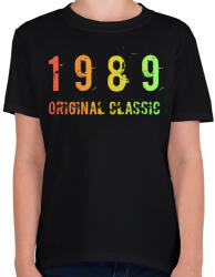 printfashion 1989 - Gyerek póló - Fekete (4565062)