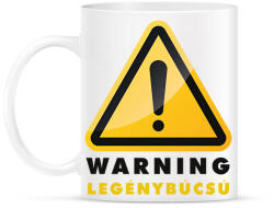 printfashion Warning legénybúcsú - Bögre - Fehér (6210819)