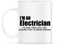 printfashion ELECTRICIAN - Bögre - Fehér (789040)