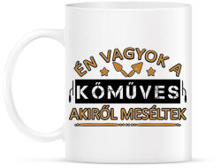 printfashion Én vagyok a kőműves - Bögre - Fehér (10293834)