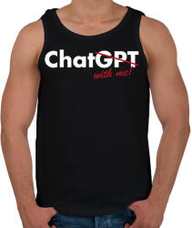 printfashion Chat with me - Férfi atléta - Fekete (14579048)