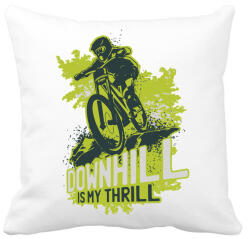 printfashion Downhill - Párnahuzat, Díszpárnahuzat - Fehér (4103420)