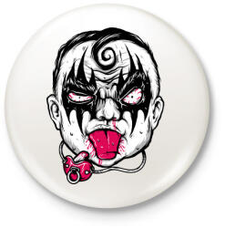 printfashion Baby hardrock - Kitűző, hűtőmágnes - Fehér (3073805)