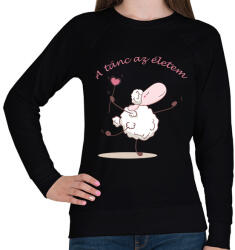 printfashion A tánc az életem - Női pulóver - Fekete (13902118)