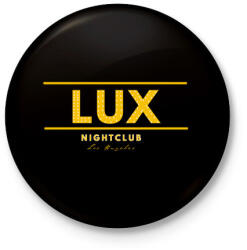 printfashion lux nightclub - Kitűző, hűtőmágnes - Fekete (3102522)