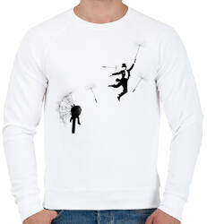 printfashion Aurevoir - Férfi pulóver - Fehér (215038)