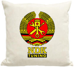 printfashion NDK DDR Műhely Tuning Címer (3 szín) - Párnahuzat, Díszpárnahuzat - Lenvászon (16194683)