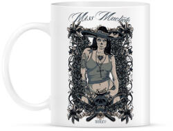 printfashion Miss macséta - Bögre - Fehér (788432)