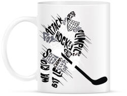 printfashion Hockey player - Bögre - Fehér (15644436)