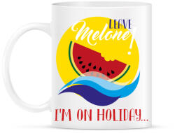 printfashion Leave me alone! - Hagyj békén, nyaralok! - Bögre - Fehér (852080)
