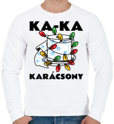 printfashion KA-KA KARÁCSONY - Férfi pulóver - Fehér (9550869)