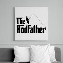 printfashion The Rodfather Fekete - Vászonkép - Fehér (6624172)