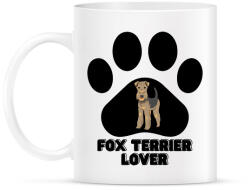 printfashion Fox Terrier Lover - Bögre - Fehér (14086793)