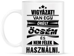printfashion Van egy őrült öcsém - Bögre - Fehér (2562282)