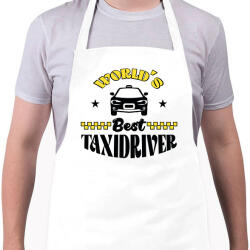 printfashion World's best taxidriver - Kötény - Fehér (7554849)