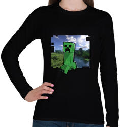 printfashion creeper2 - Női hosszú ujjú póló - Fekete (14648100)